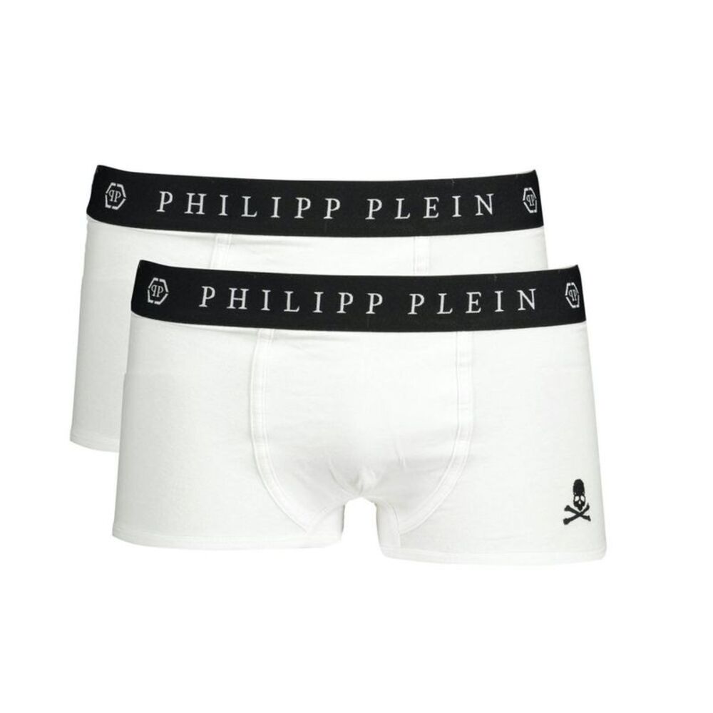 Philipp Plein Boxer Briefs PH6424 Style Men White Underwear